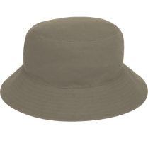 Big Size (61-64cm) Khaki Bucket Hat (Plain w/ Adjustable Sweatband)